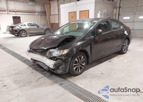 2013 Honda Civic Ex z USA, uszkodzony, nr VIN 19XFB2F88DE264044